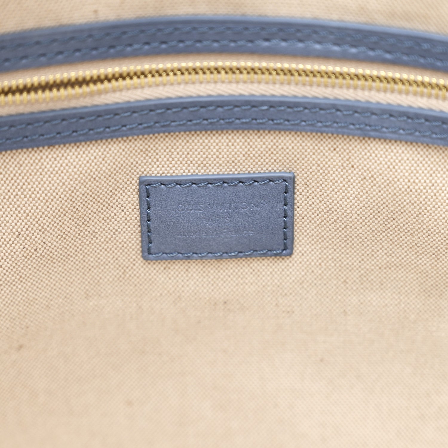 Damier Denim Vagabond Hobo Blue