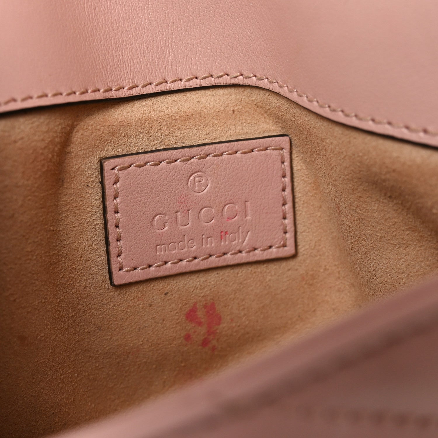 Calfskin Matelasse Monochrome GG Marmont Chain Belt Bag Perfect Pink