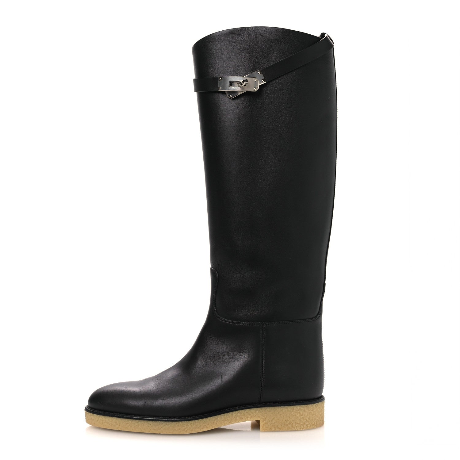 Calfskin Faustine Boots 38 Black