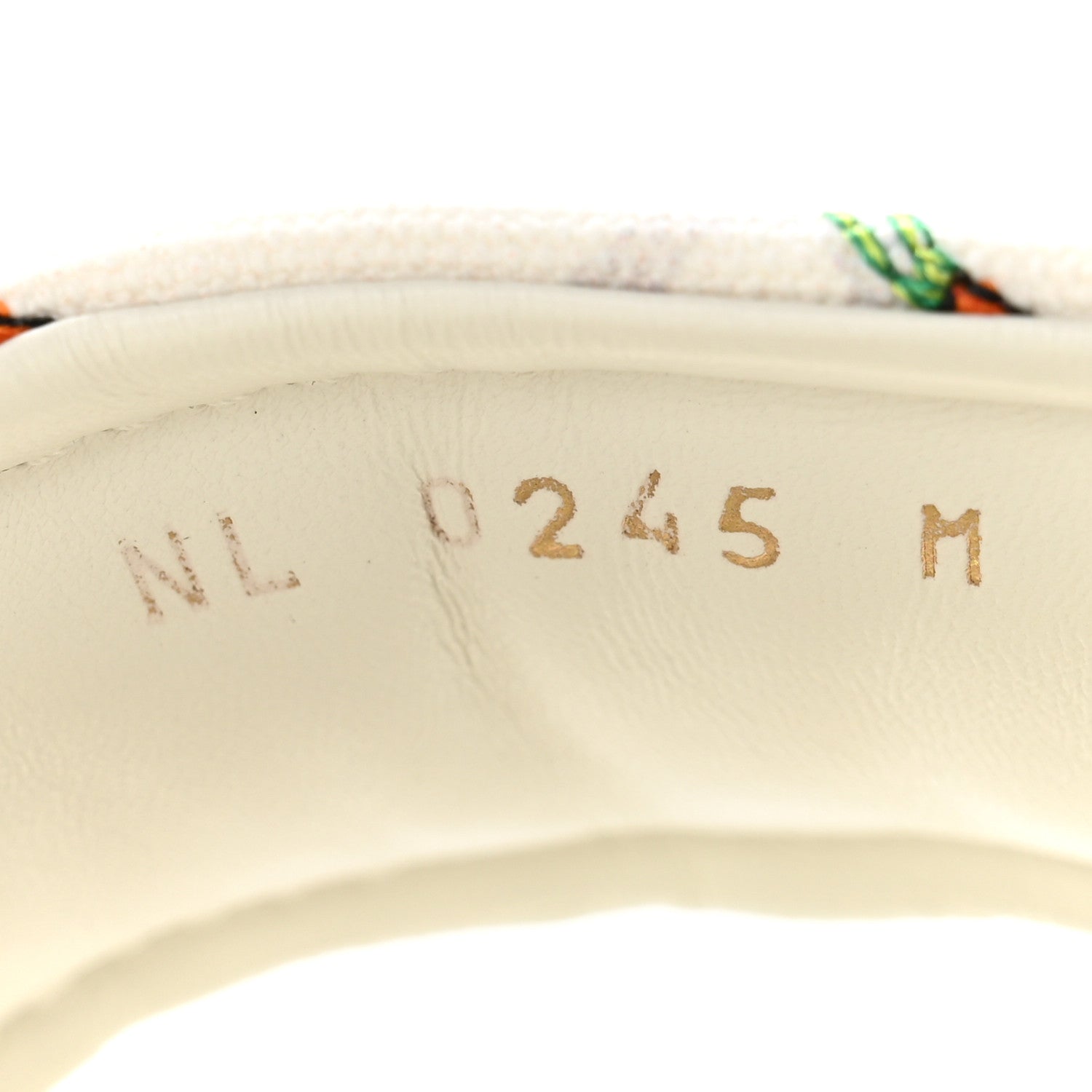 LV x TM Raffia Monogram Cerises Lily Flat Mule 36.5 White
