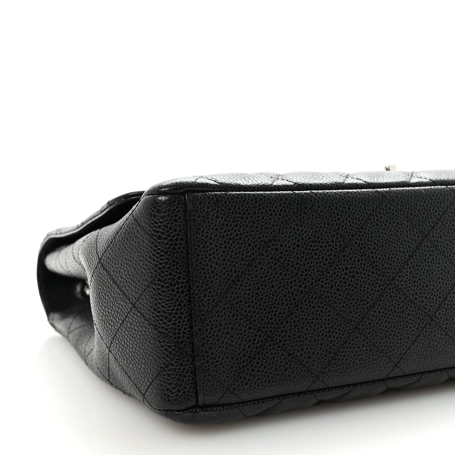 Caviar Maxi Single Flap Black