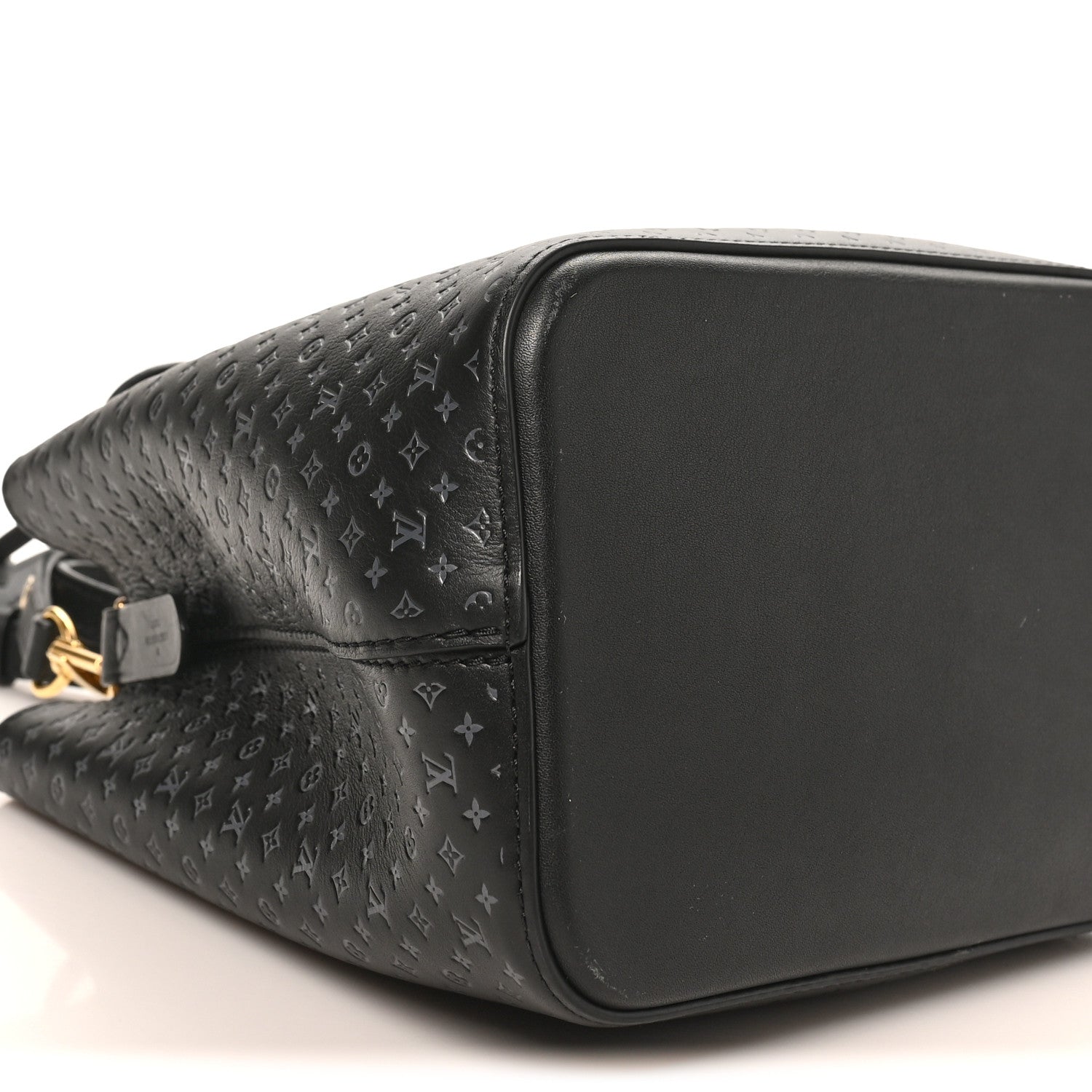 Calfskin Nanogram Embossed Neonoe BB Black