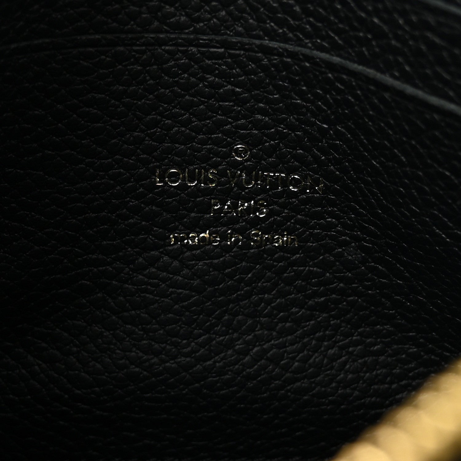 Empreinte Monogram Giant Double Zip Pochette Black Cream