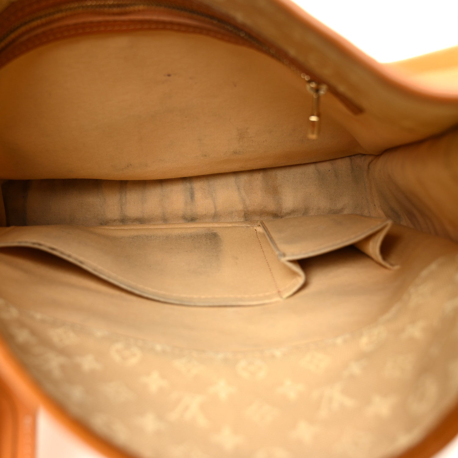 Mini Monogram Besace Mary Kate Beige