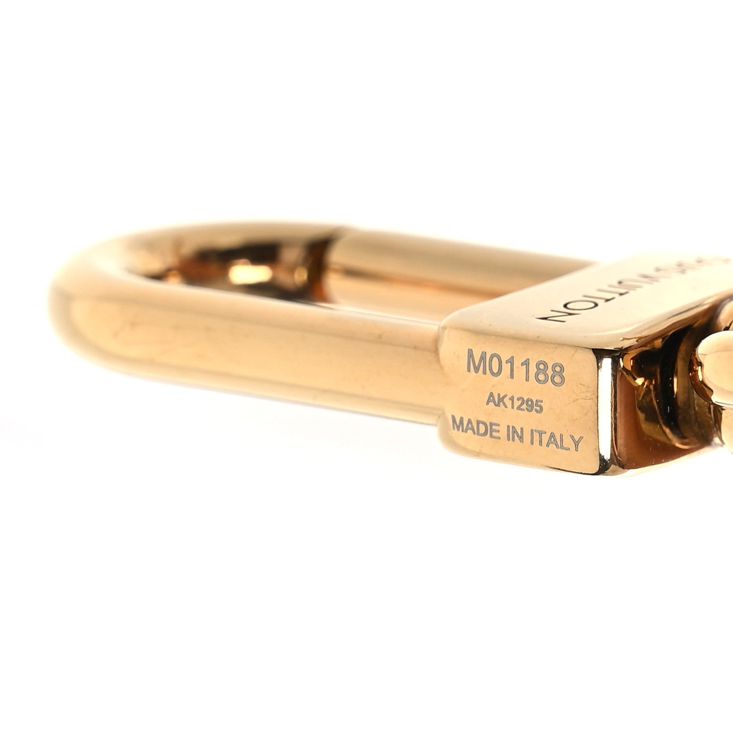 Monogram Spring Street Bag Charm Key Holder Gold