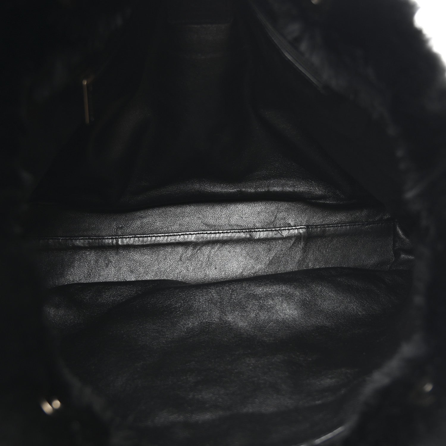 Orylag Rabbit Fur CC Tote Black