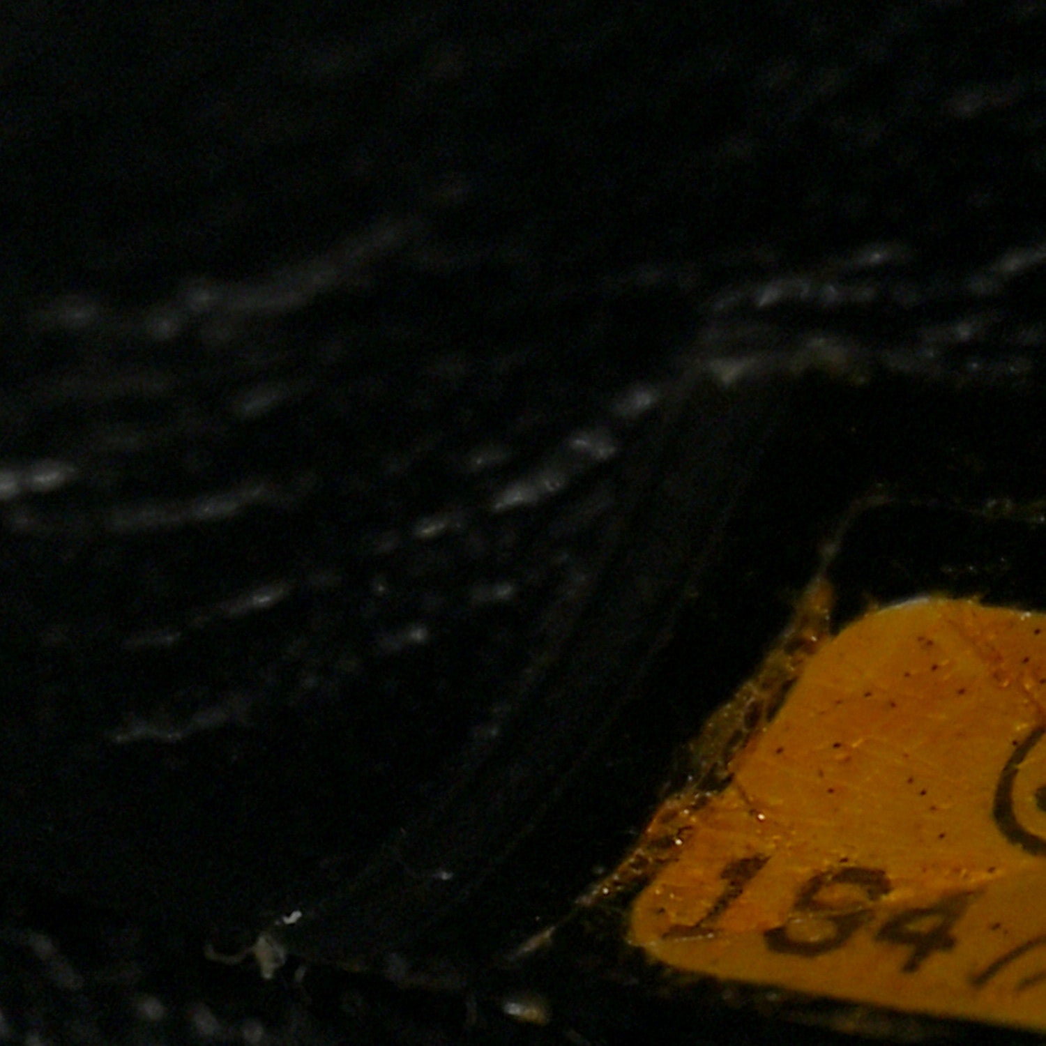 Patent Quilted Jumbo Double Flap Black