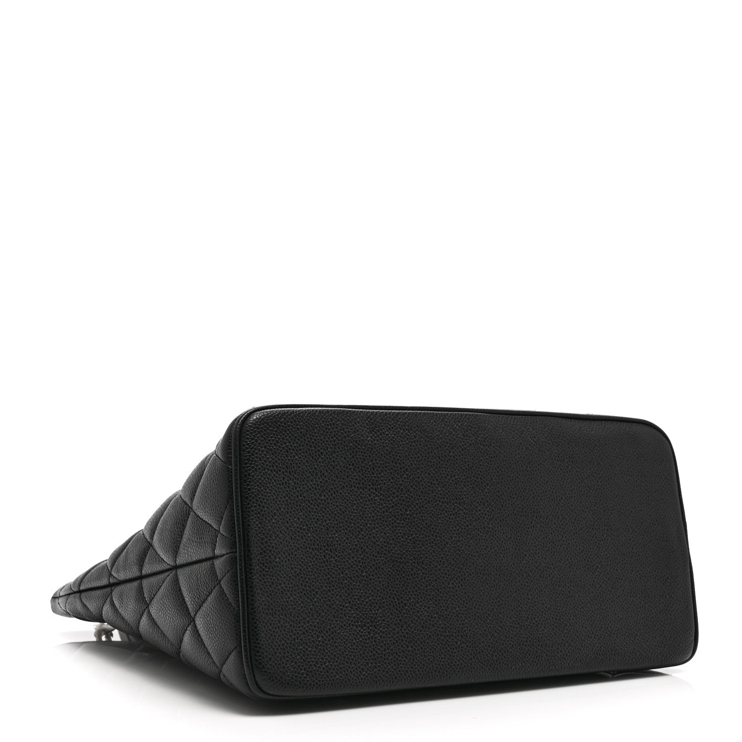 Caviar Quilted Medallion Tote Black