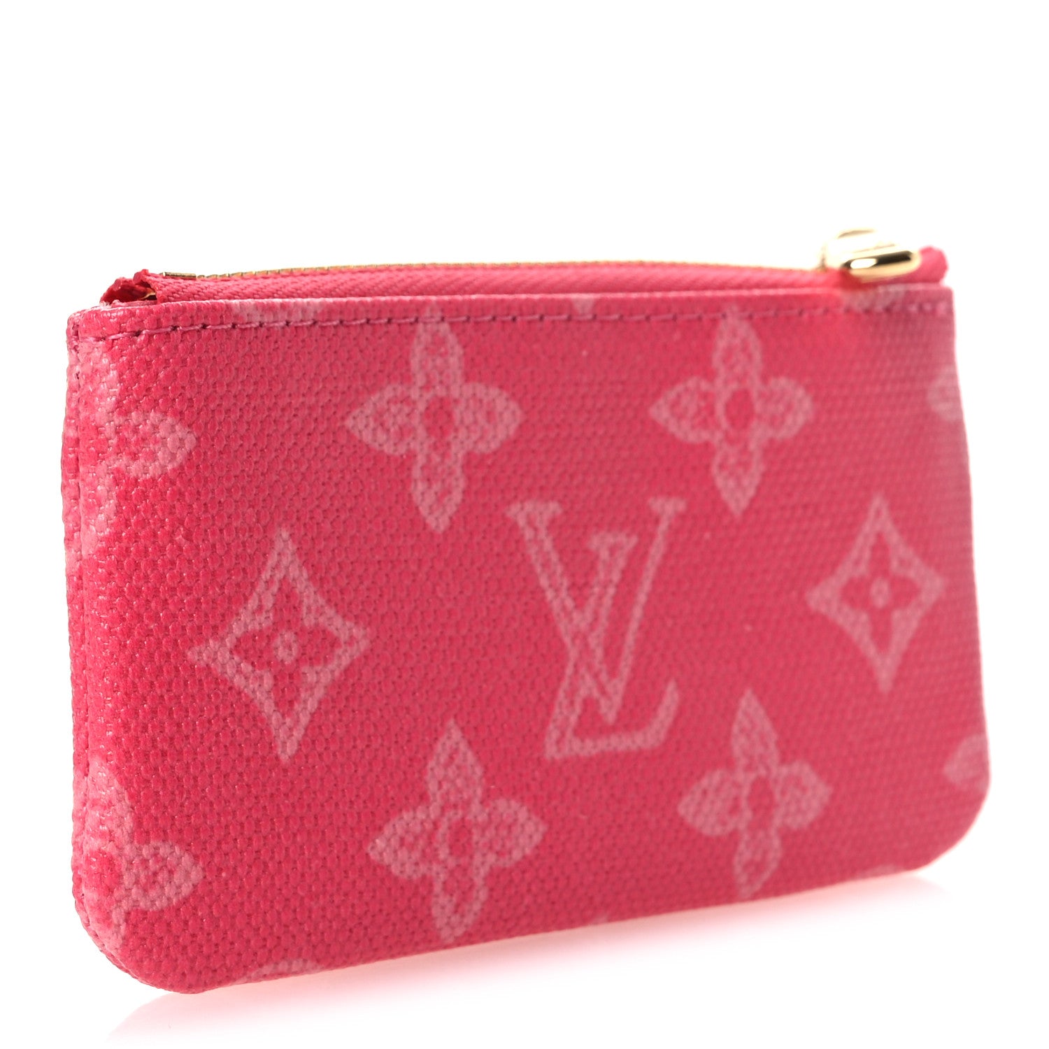 Monogram Origine Key Pouch Rose Ruban