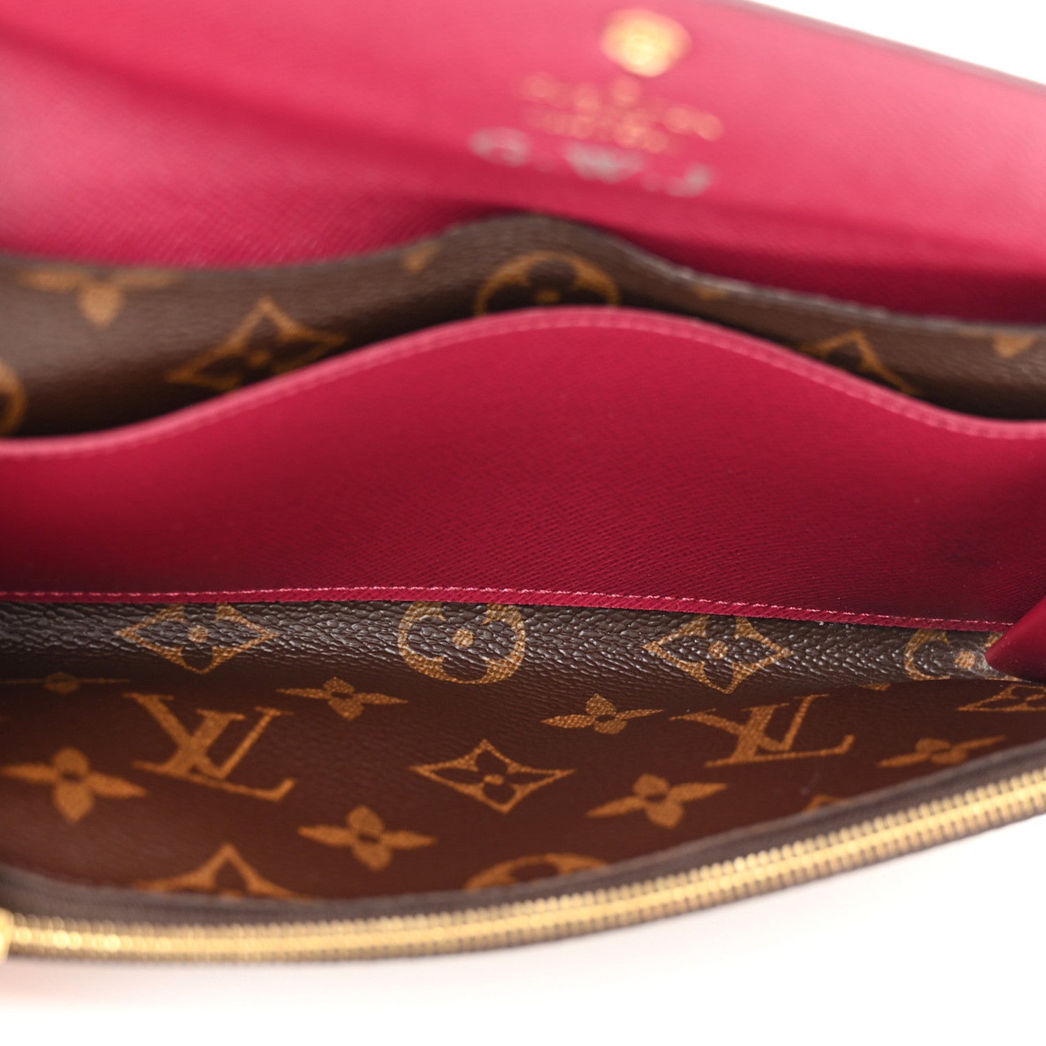 Monogram Emilie Wallet Fuchsia