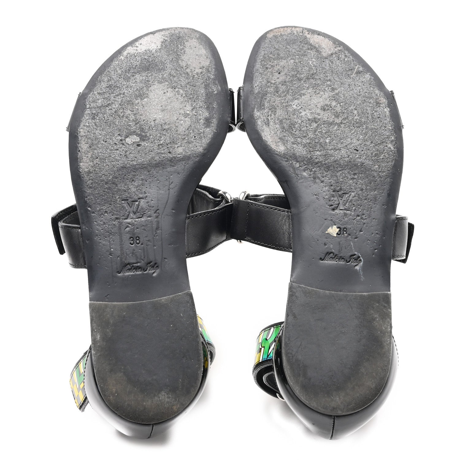 Patent Deep Sea Sandals 38 Black