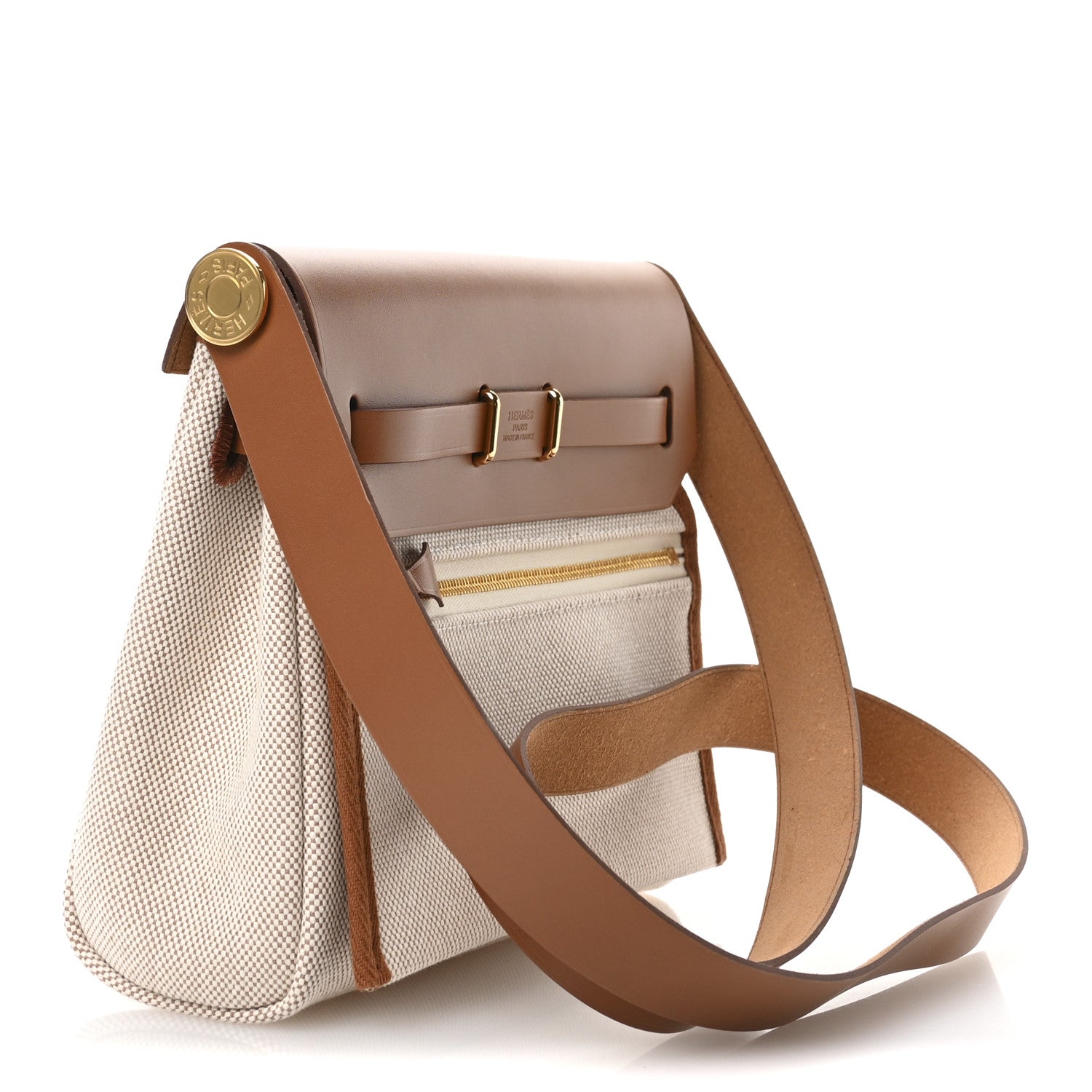 Military Toile Vache Hunter Herbag Zip Retourne 20 Ecru Beige Fauve