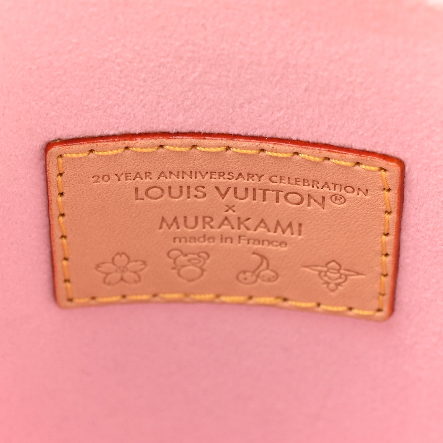 LV X TM Monogram Cherry Blossom Nano Bucket Sakura Brown
