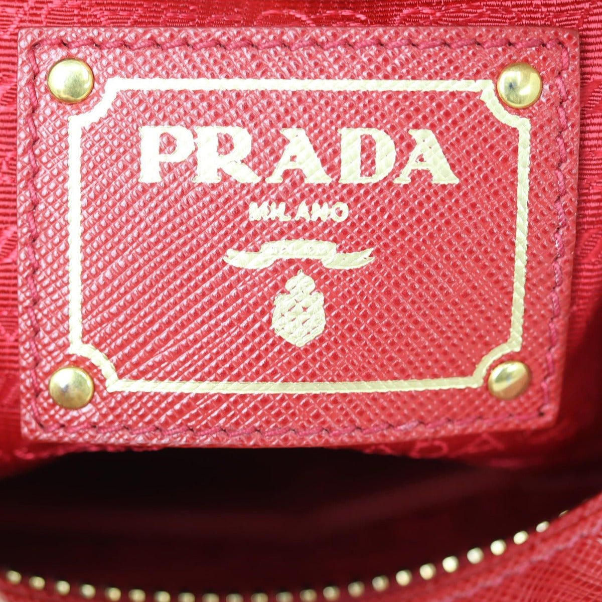Prada Saffiano Lux Bauletto Bag