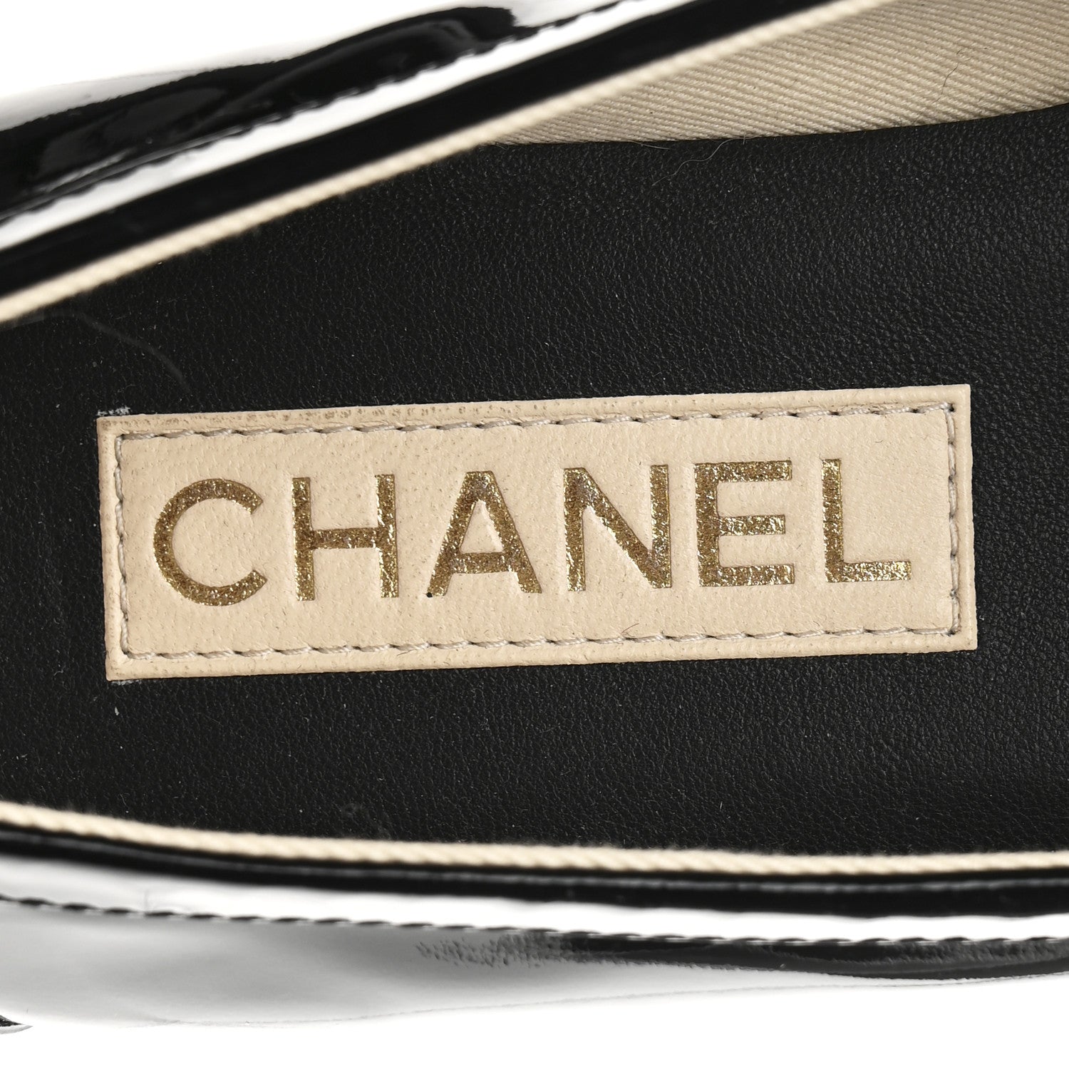 Patent CC Mocassin Loafers 38 Black