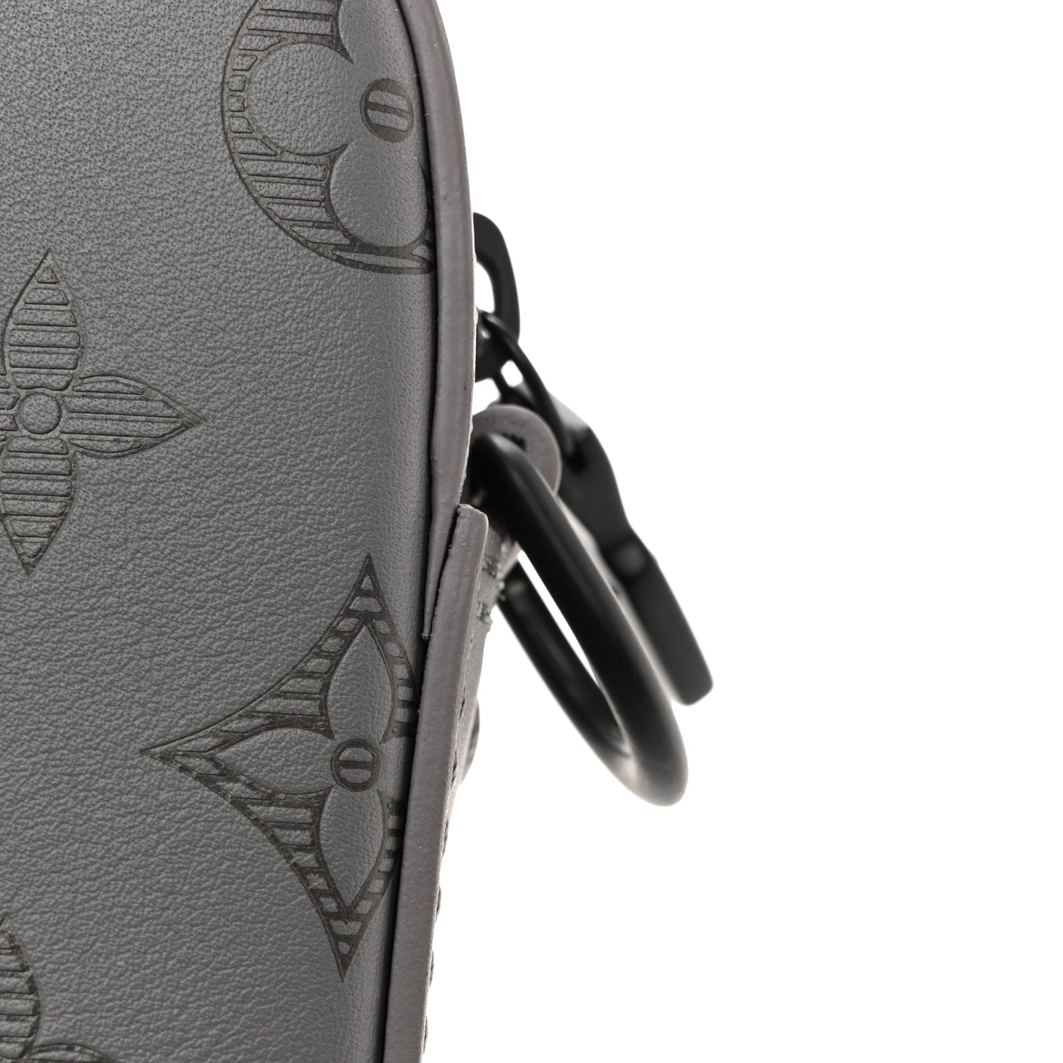 Calfskin Monogram Shadow Trio Messenger Anthracite Gray