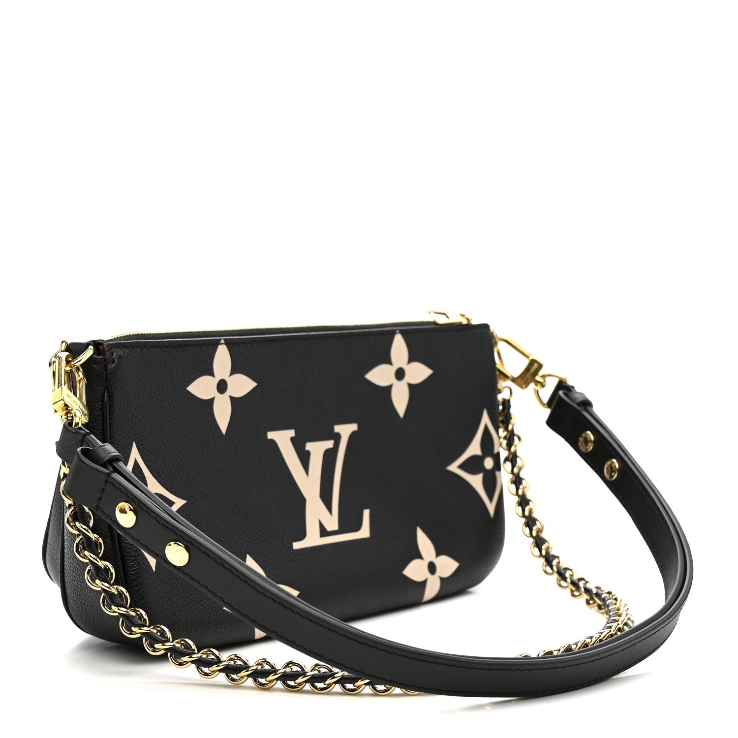 Empreinte Monogram Giant Multi Pochette Accessories Black Beige