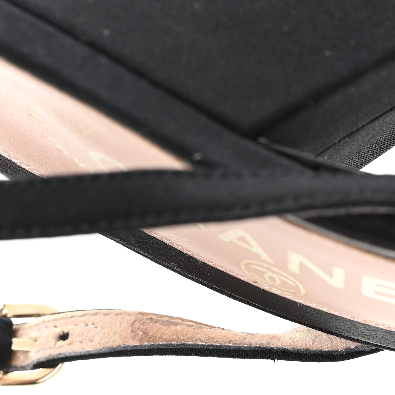 Satin Camelia Block Heels Sandals 37.5 Black