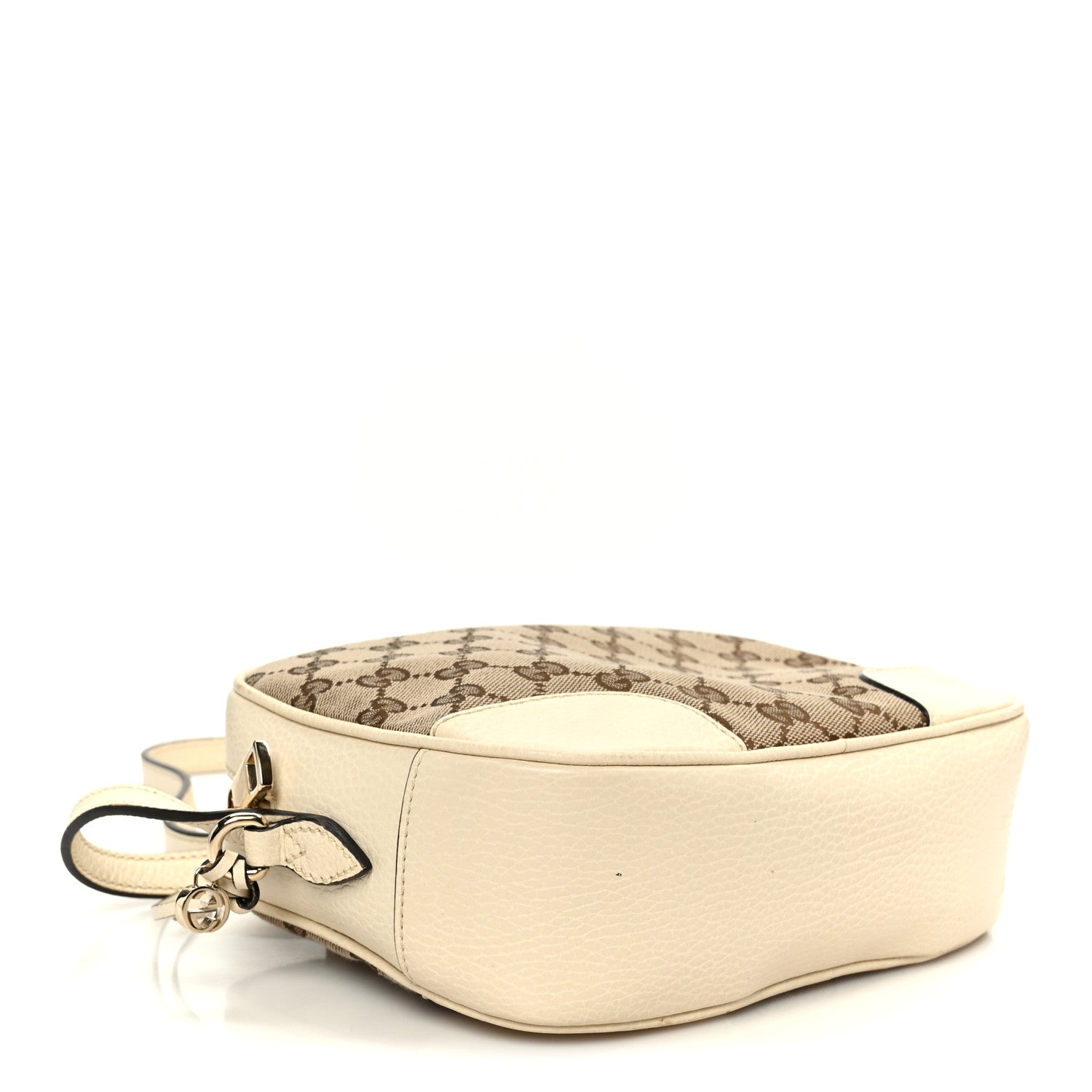 Monogram Dollar Calfskin Mini Bree Messenger Bag Beige Ebony Avoire
