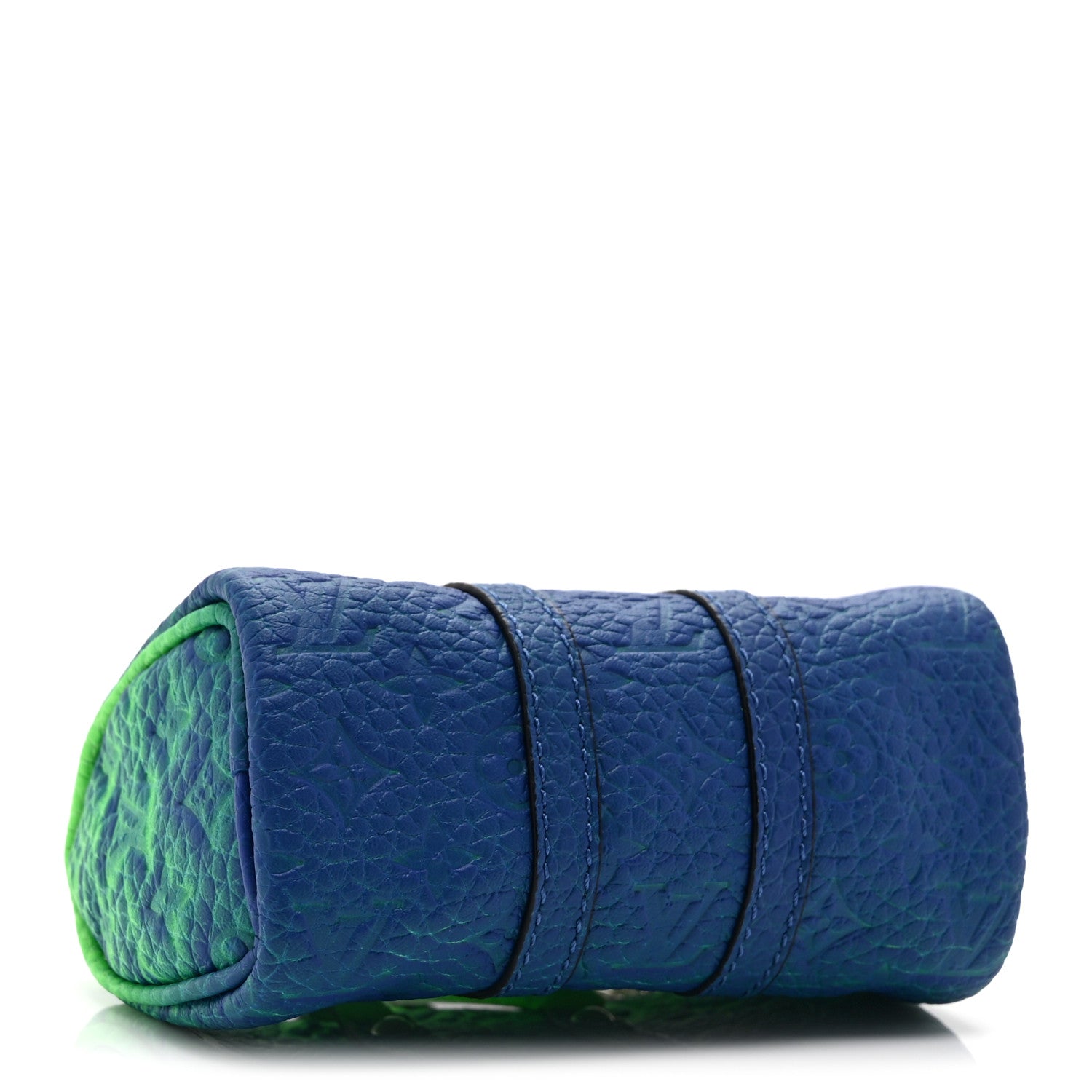 Taurillon Illusion Mini Keepall Earphones Pouch Bleu Vert