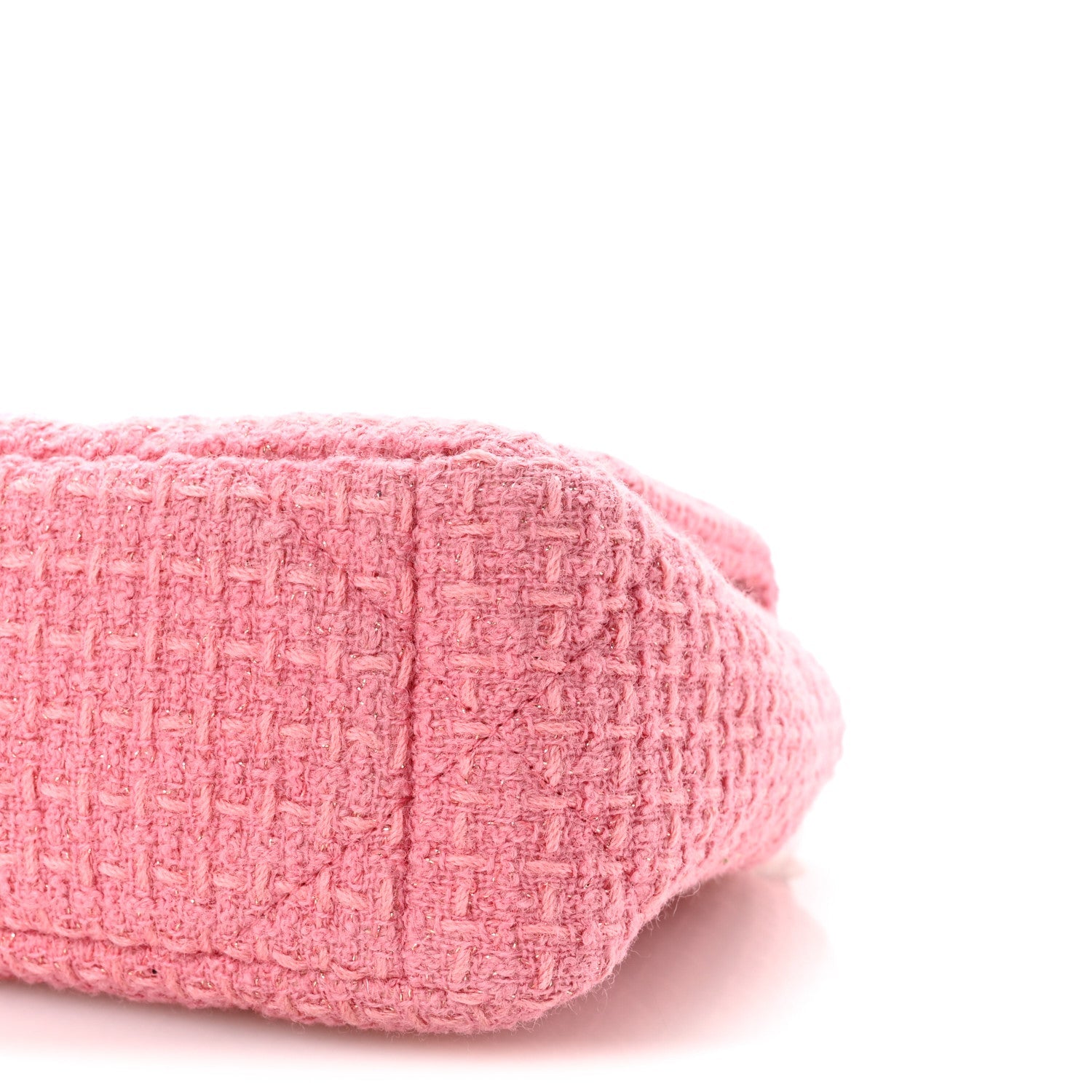 Metallic Tweed Quilted Medium Chanel 19 Flap Pink