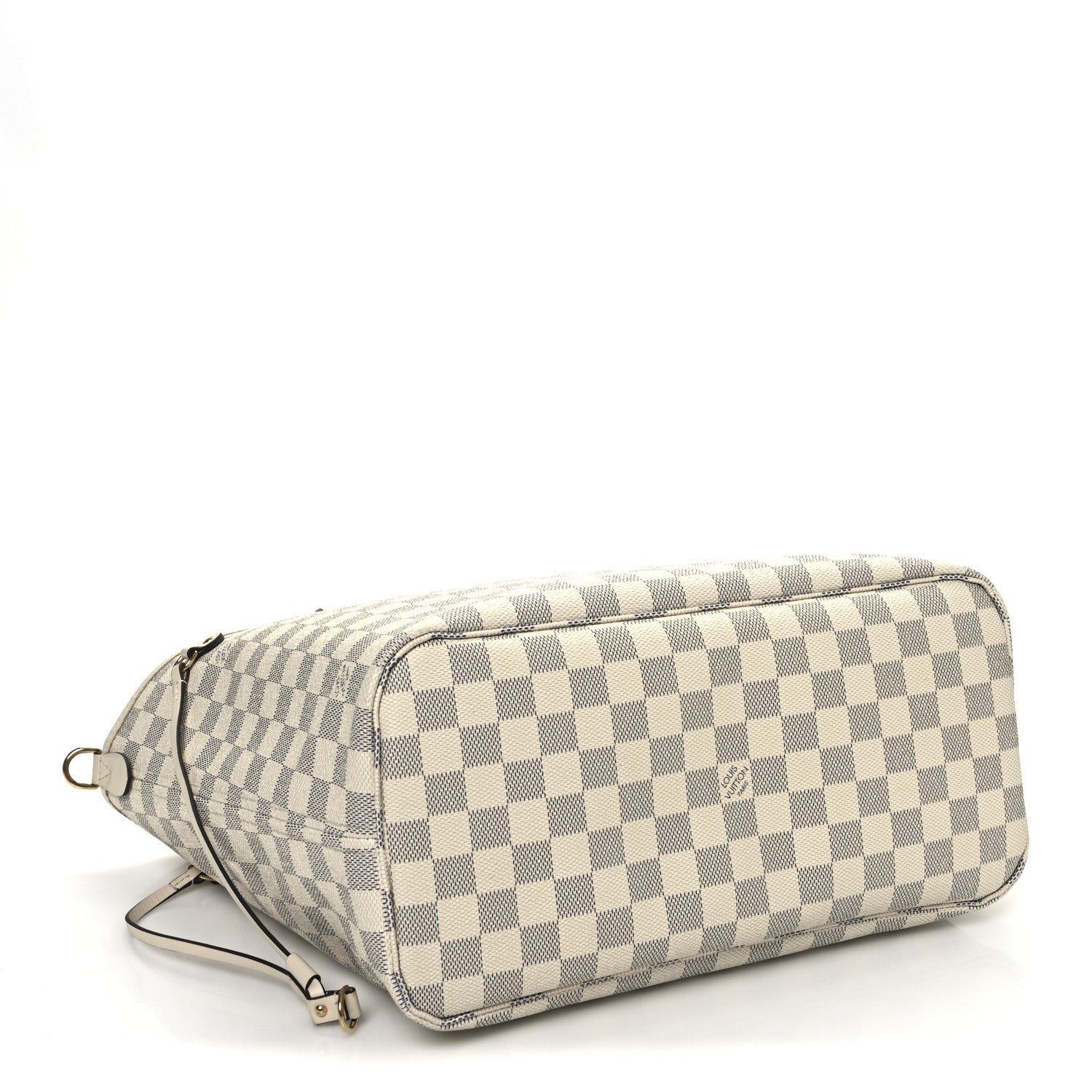 Damier Azur Braided Neverfull MM Pink