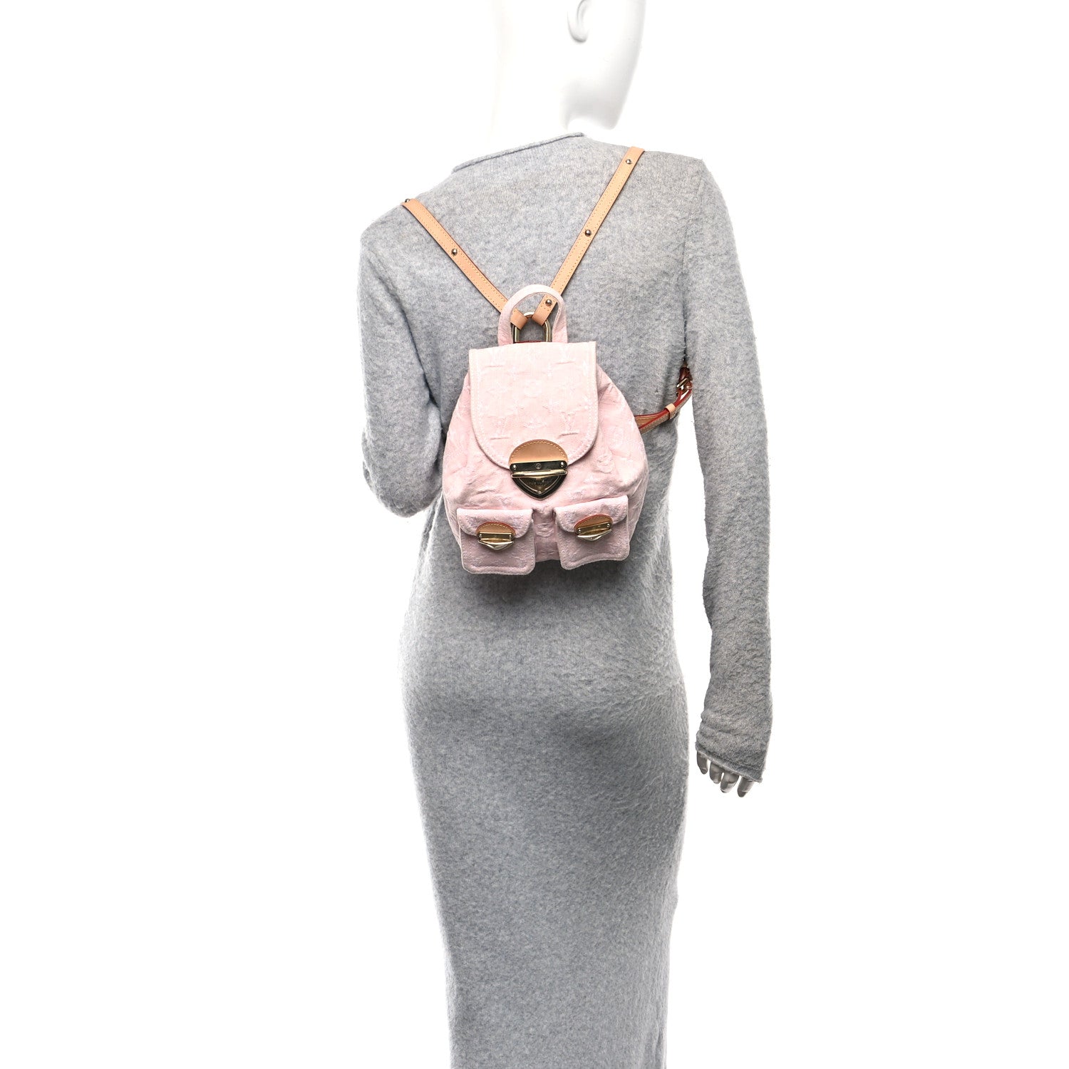 Denim Venice Backpack Washed Pink