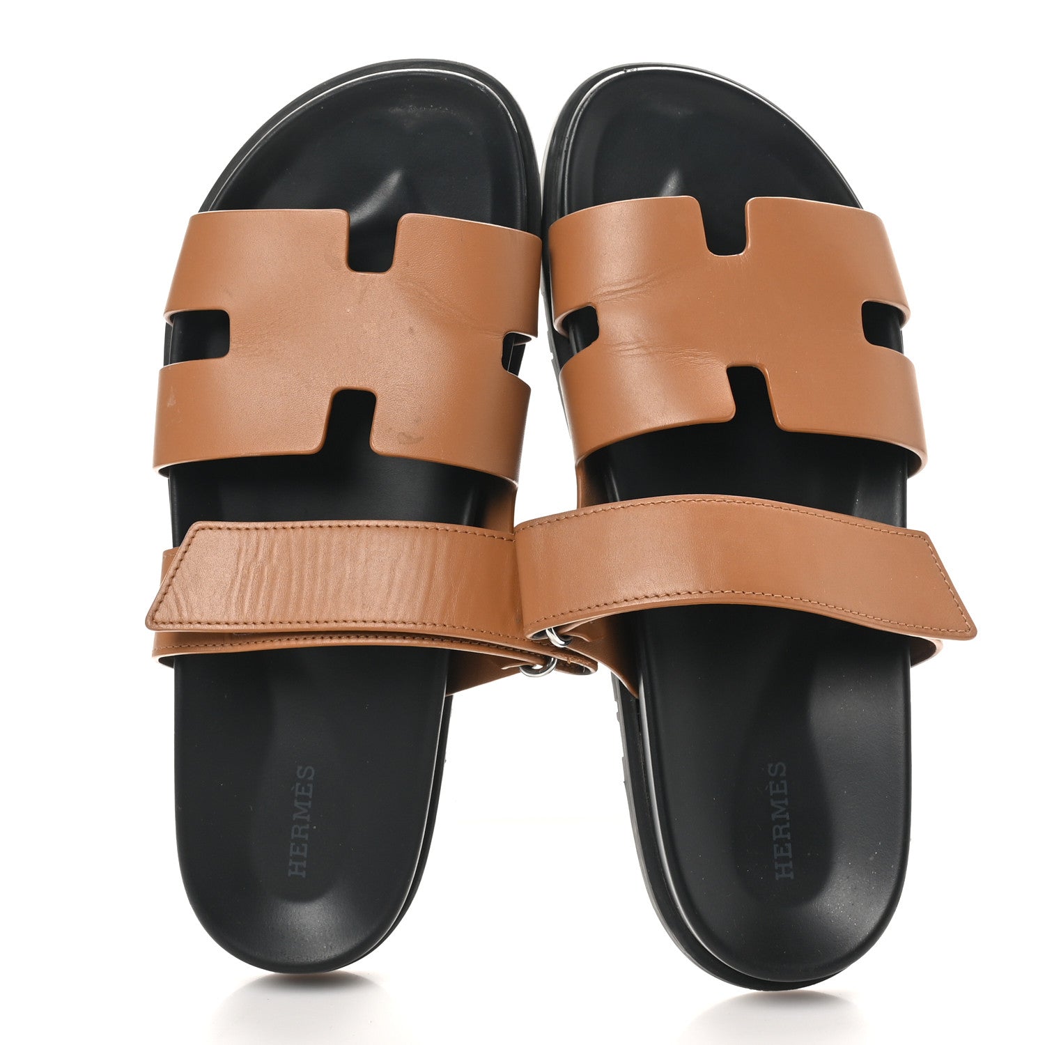Calfskin Mens Chypre Sandals 40 Naturel