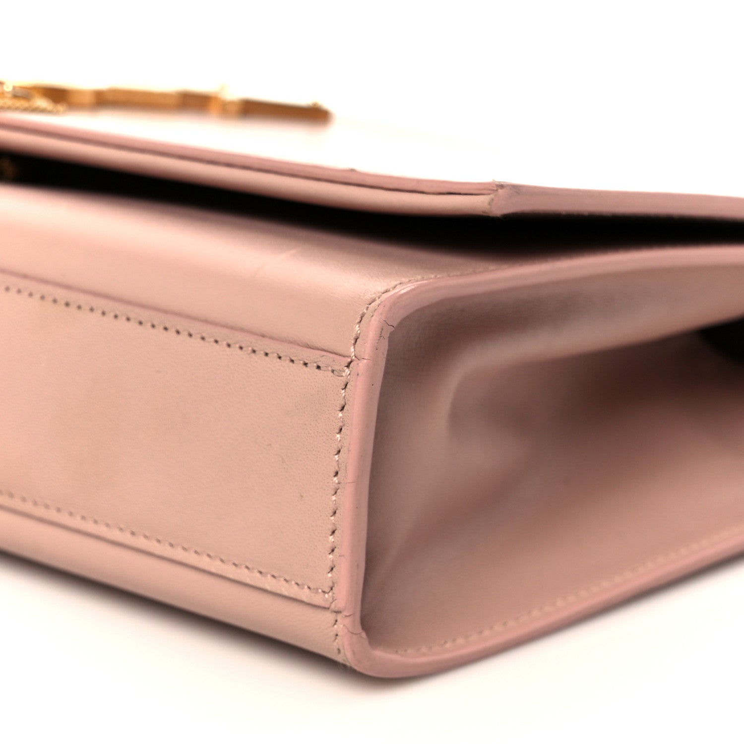 Smooth Calfskin Medium Classic Monogram Kate Tassel Satchel Pink