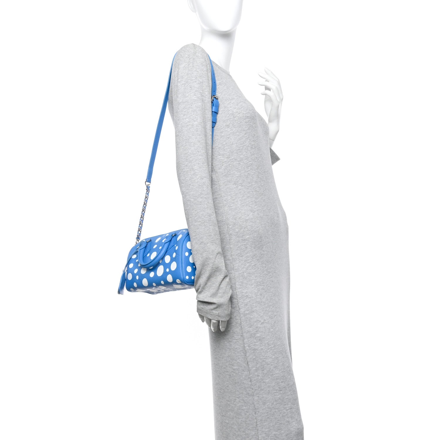 LV X YK Empreinte Speedy Bandouliere 20 Blue White
