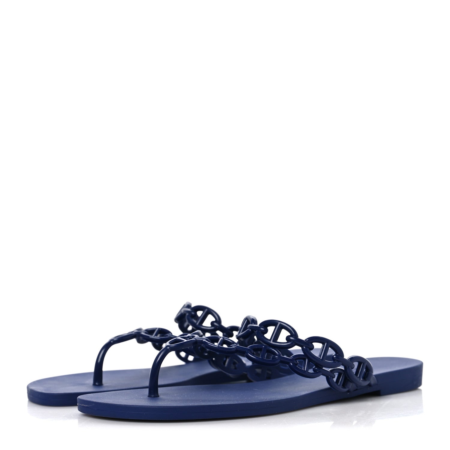 Rubber Chaine d'Ancre Island Sandals 37 Bleu Smalt