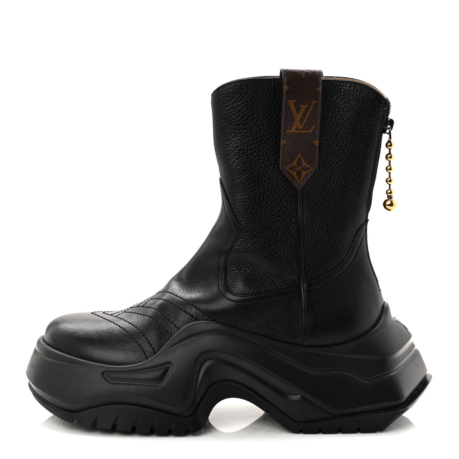 Monogram LV Archlight 2.0 Platform Ankle Boots 39 Black