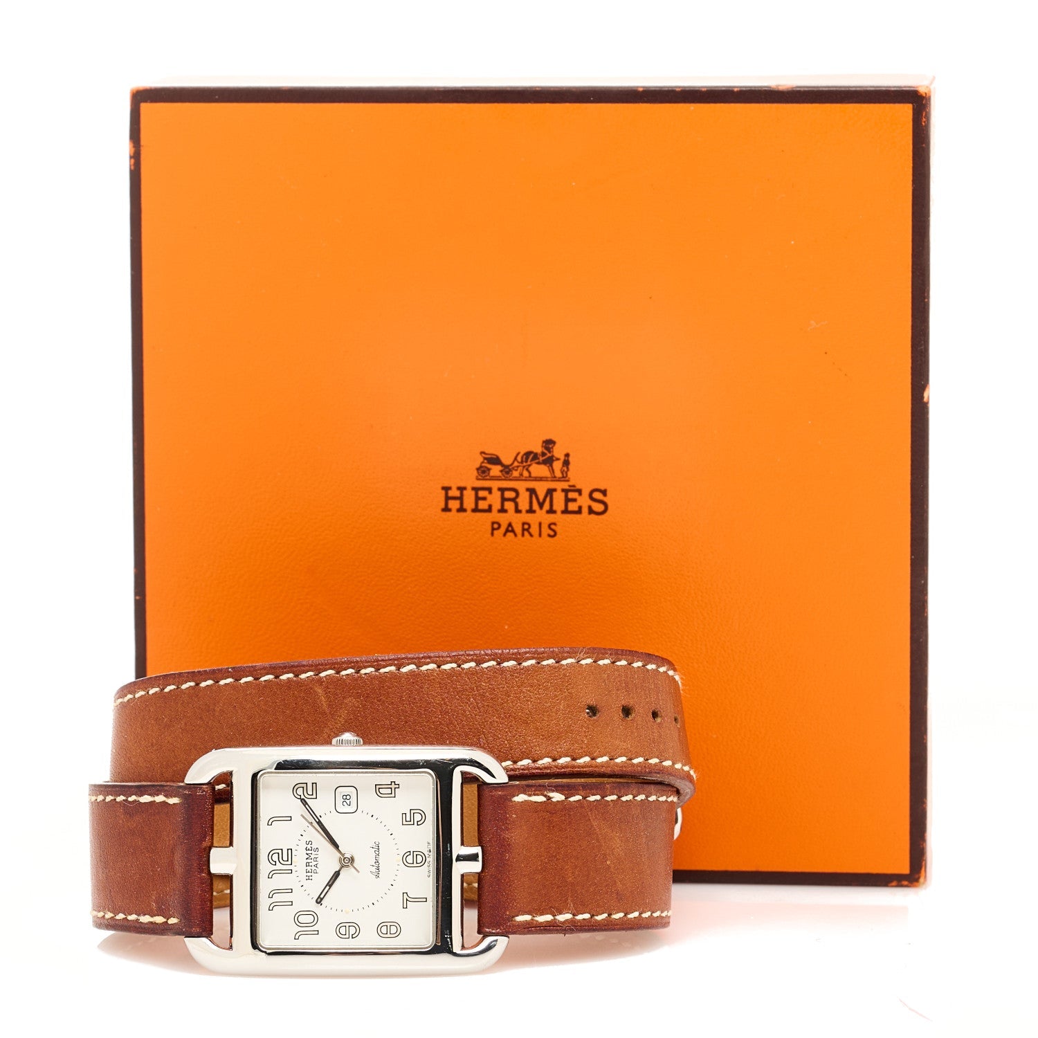 Stainless Steel Barenia 29mm Cape Cod Double Tour Automatic Watch Fauve