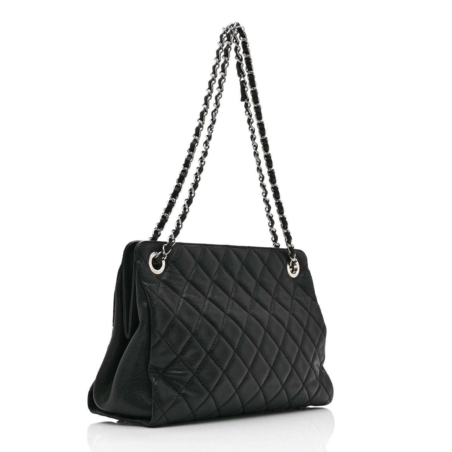 Caviar Quilted CC Timeless Soft Tote Black
