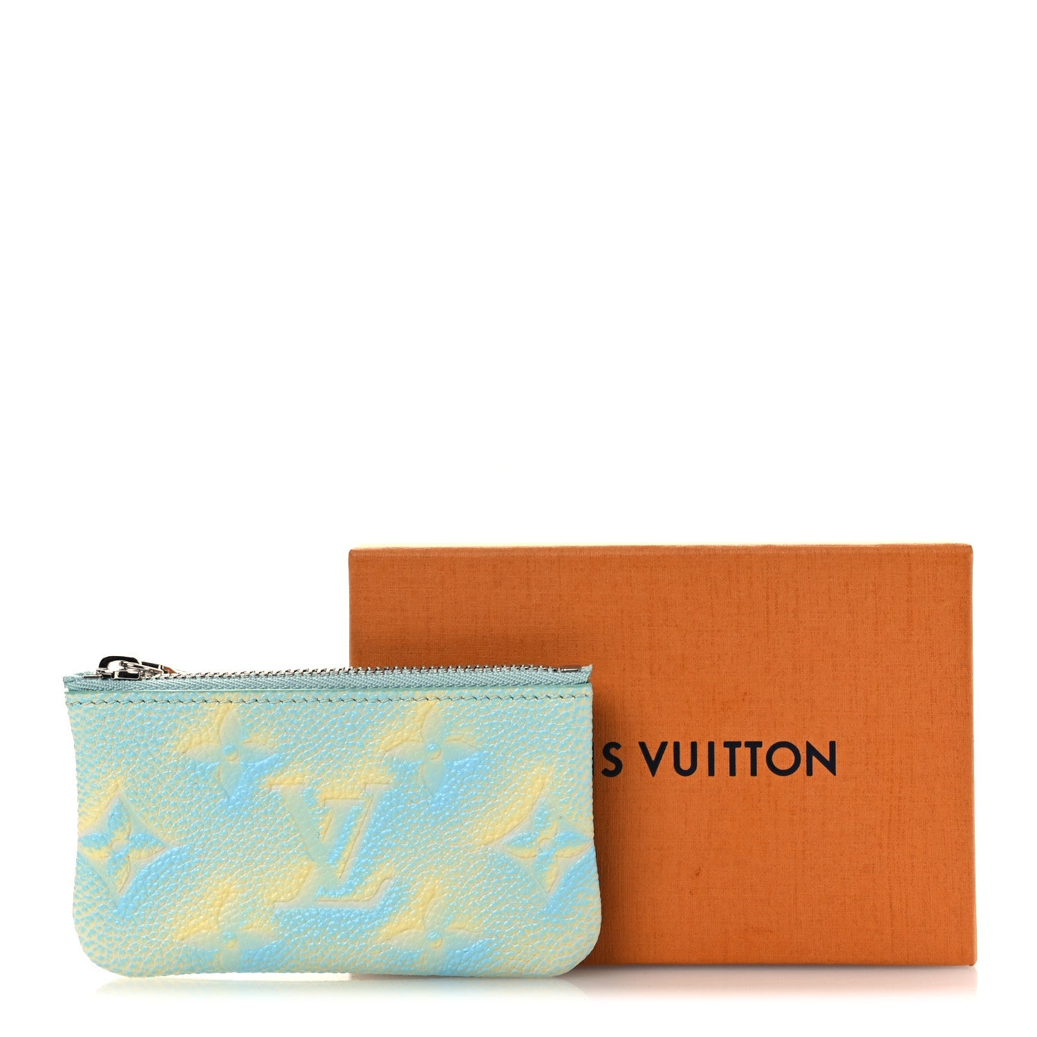 Empreinte Monogram Summer Stardust Key Pouch Water Green