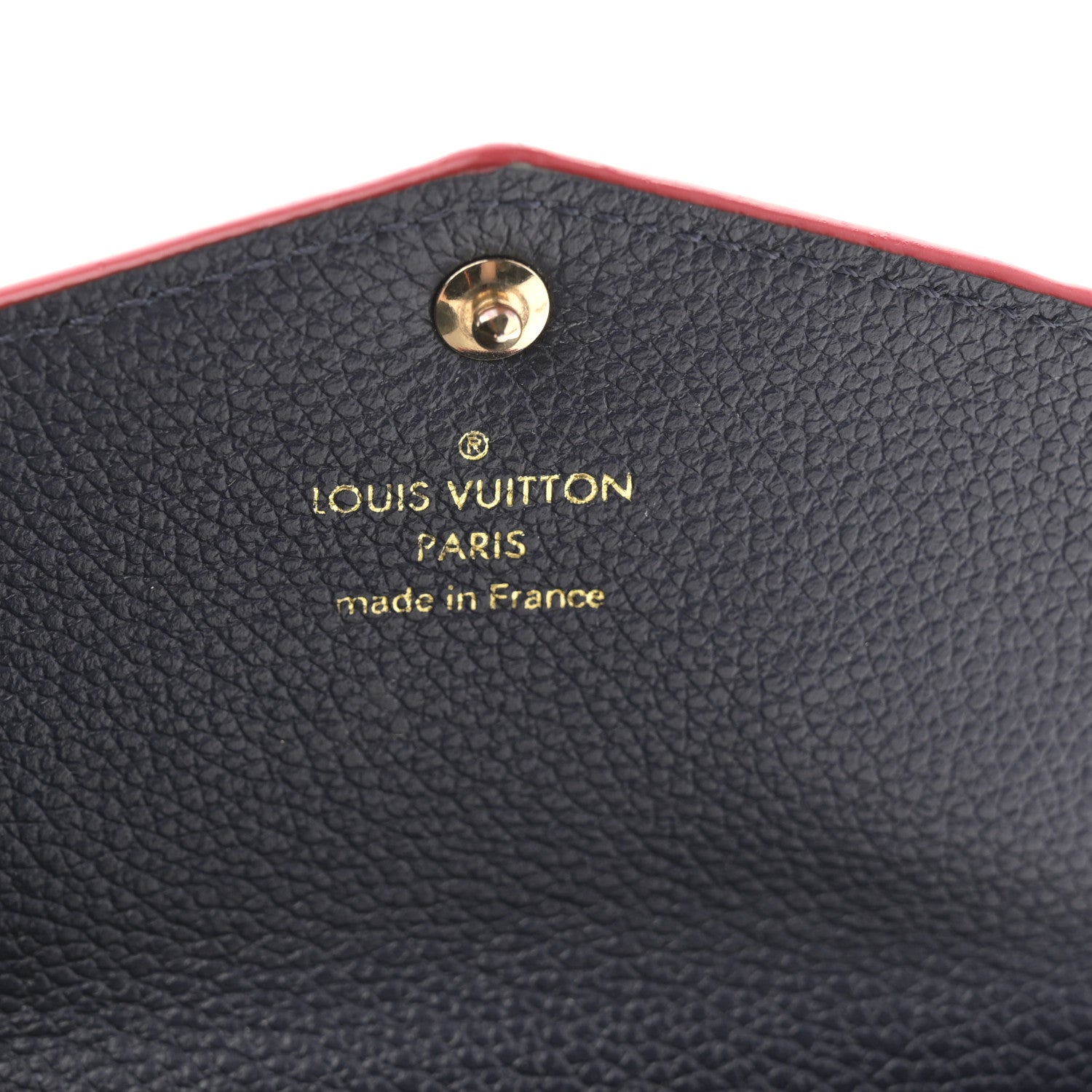 Empreinte Key Pouch Marine Rouge