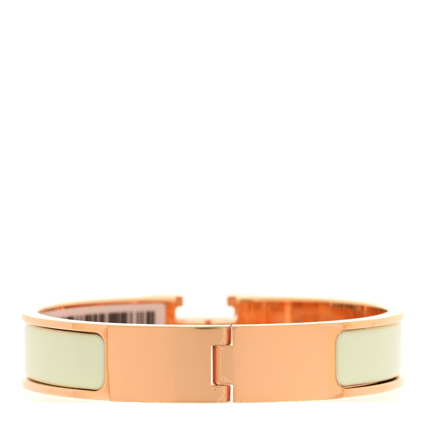 Enamel Narrow Clic Clac H Bracelet PM Vert FIzz