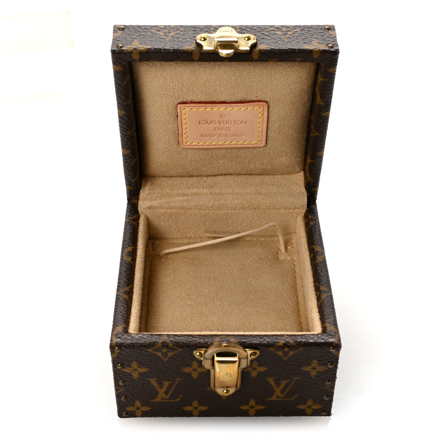 Monogram Ring Box Mini Trunk Case