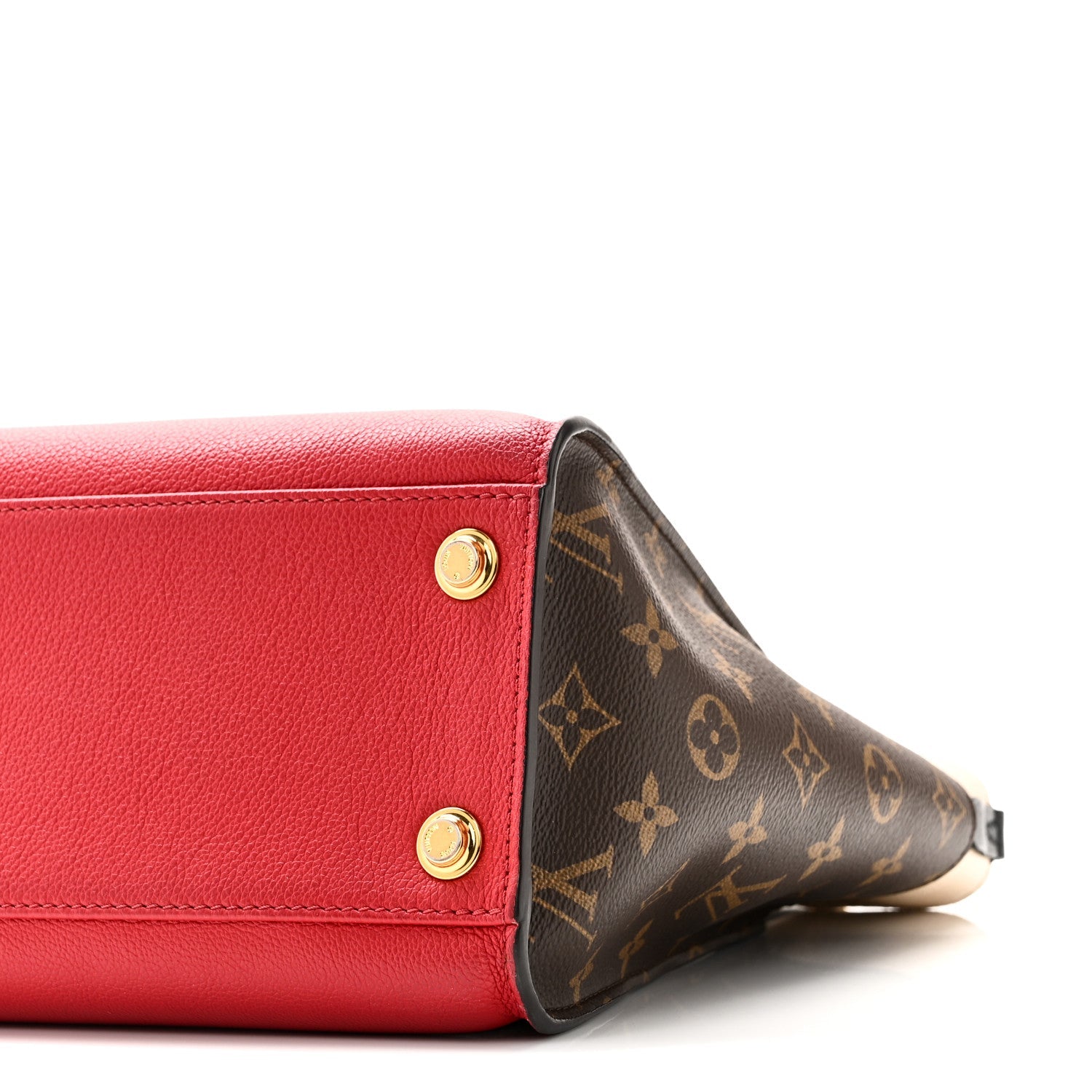Calfskin Monogram On My Side Pirate Red