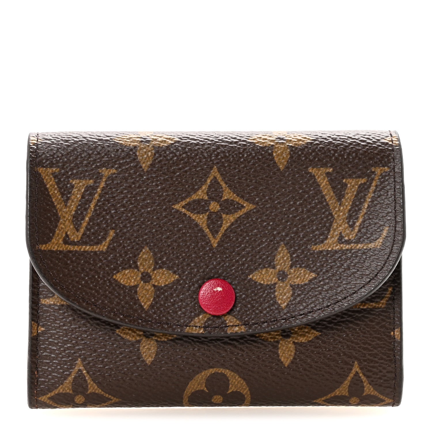 Monogram Rosalie Coin Purse Fuchsia