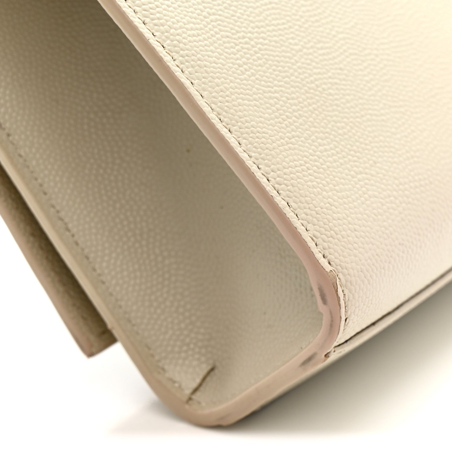 Grain De Poudre Medium Classic Monogram Kate Satchel Crema Soft
