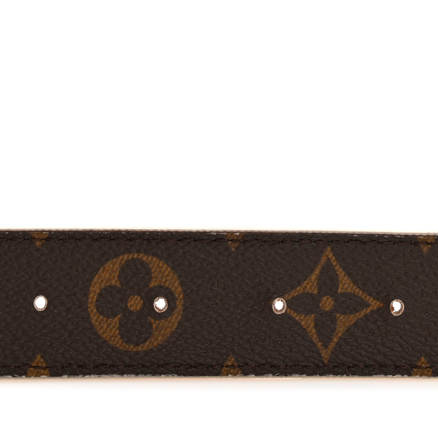Monogram 30mm Pretty LV Reversible Belt 80 32 Beige