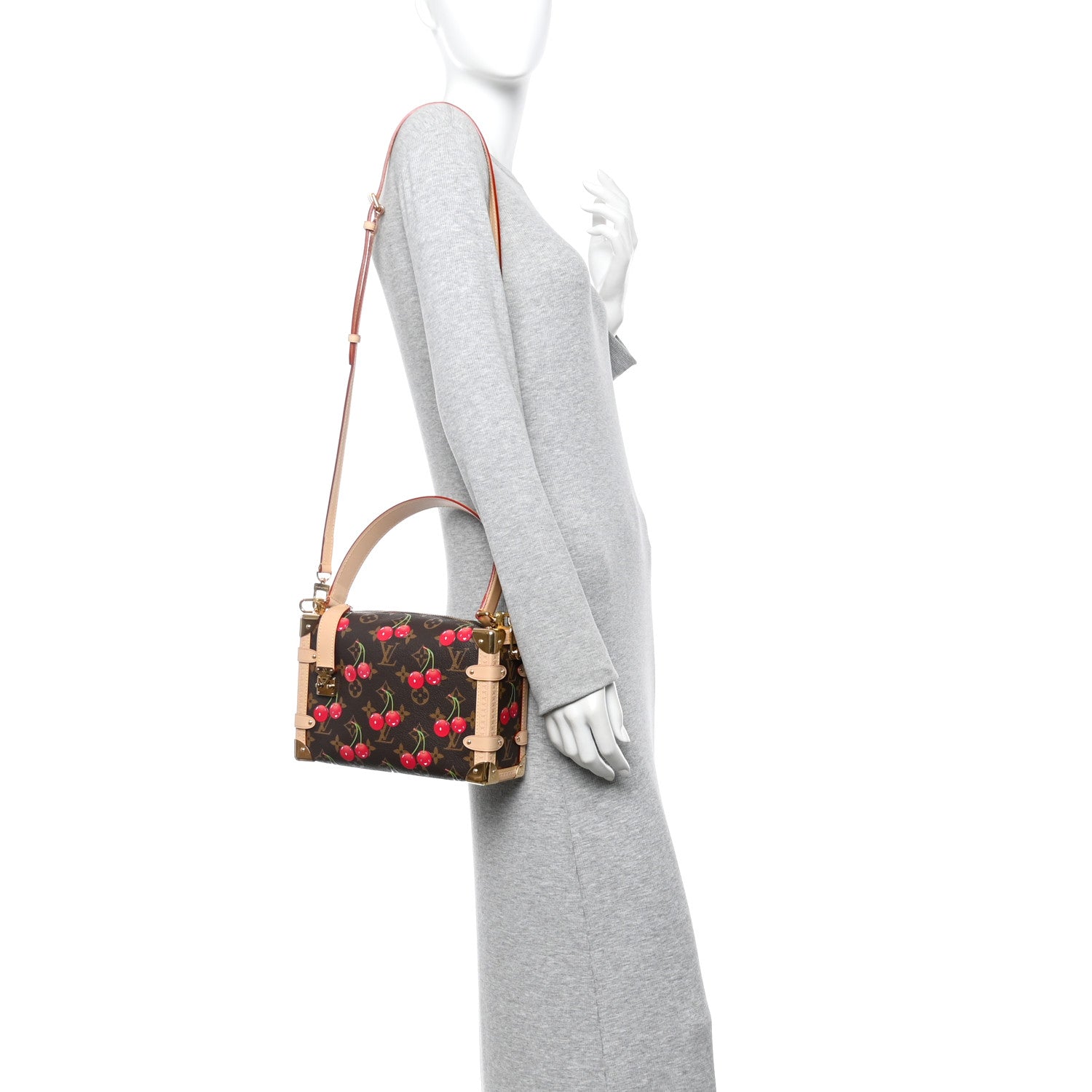 LV X TM Monogram Cerises Side Trunk MM