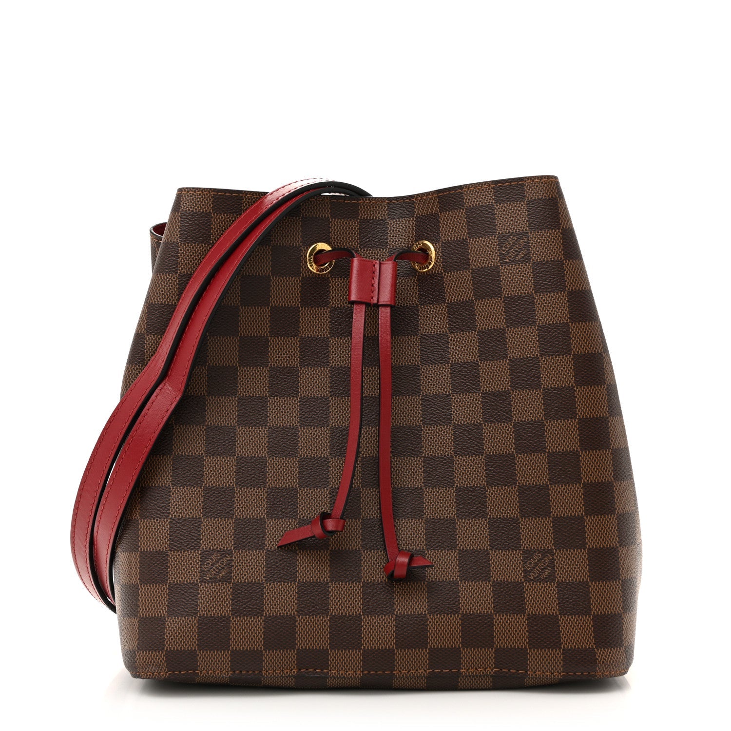 Damier Ebene Neonoe MM Cherry Berry