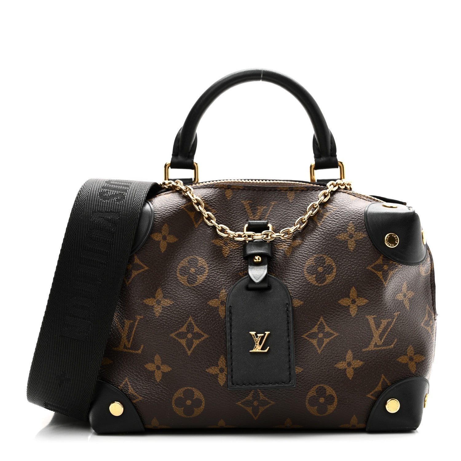 Monogram Petite Malle Souple Black