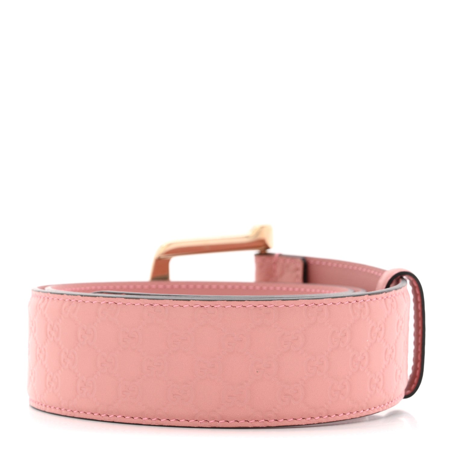 Soft Microguccissima Margaux Calfskin Belt 80 32 Soft Pink
