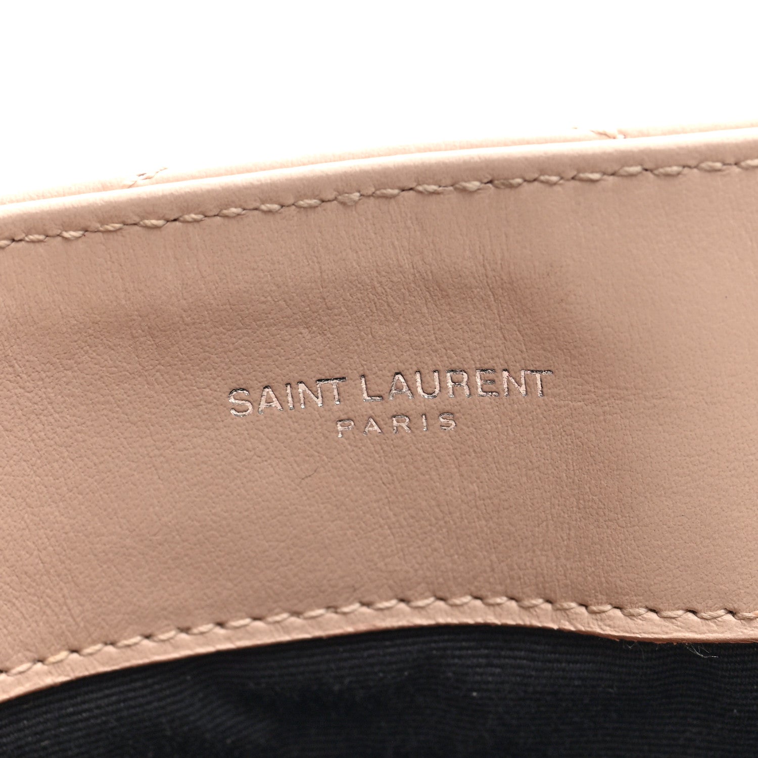Calfskin Y Quilted Monogram Medium Loulou Chain Satchel Light Natural