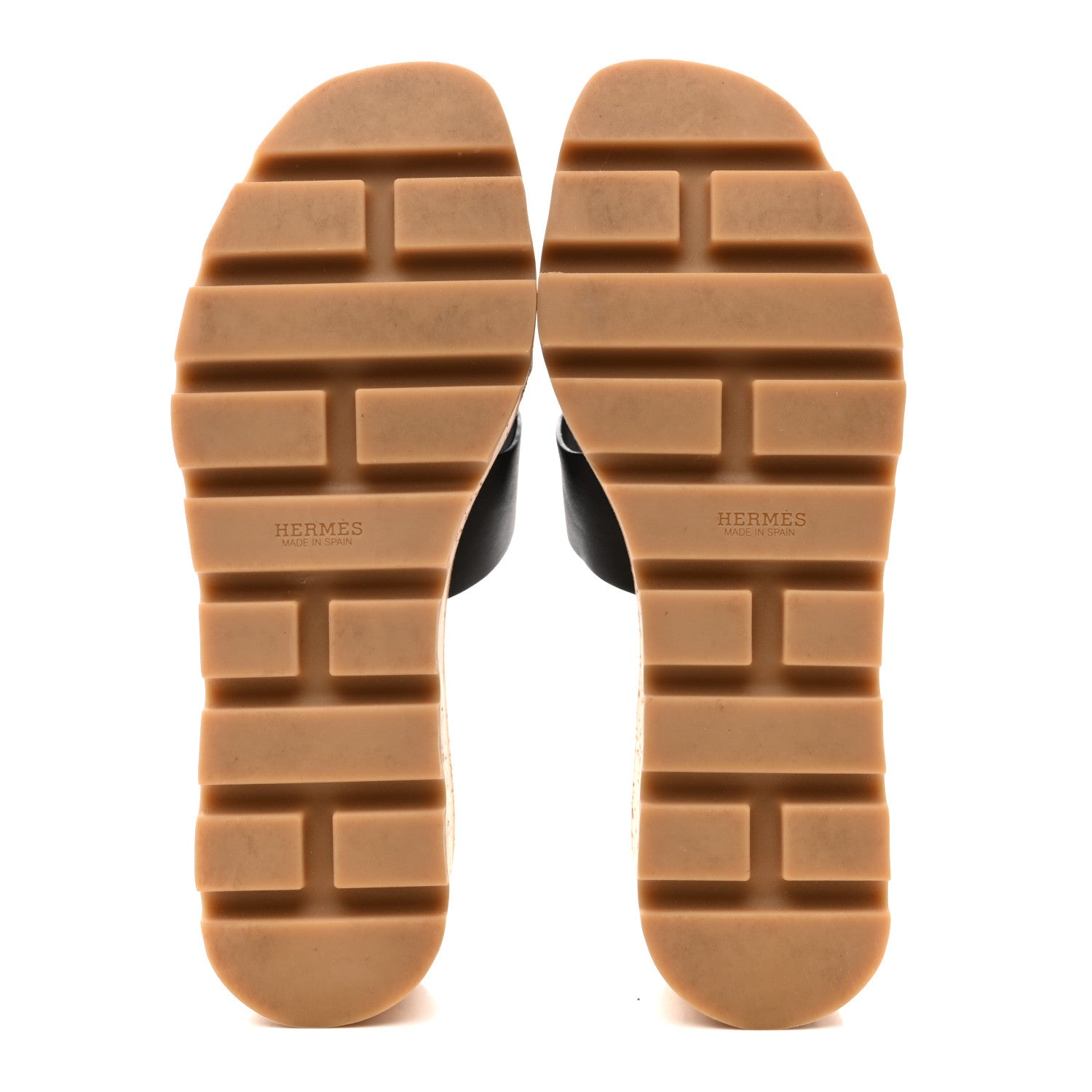 Calfskin Cork Eze 30 Sandals 37 Black