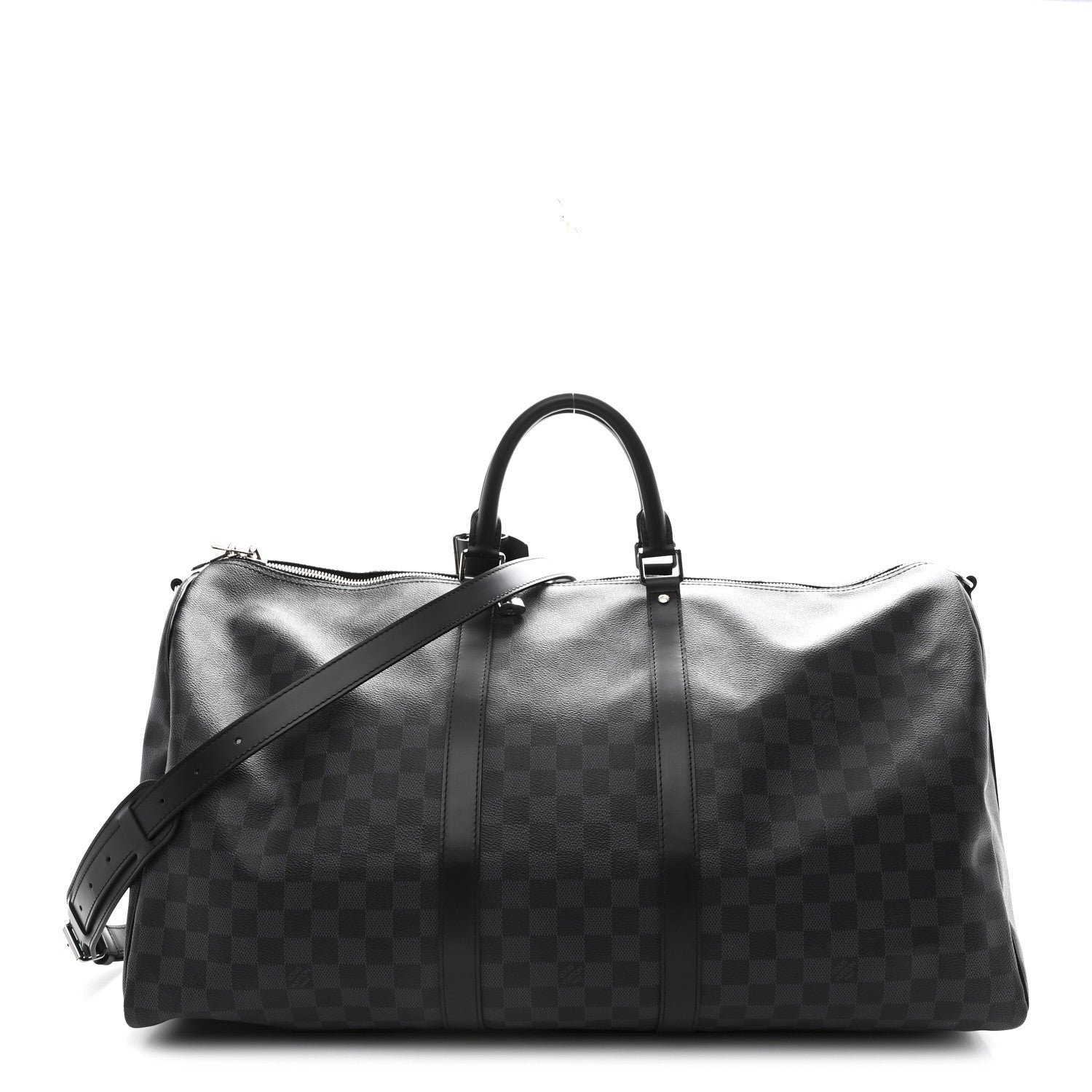 Damier Graphite Keepall Bandouliere 55