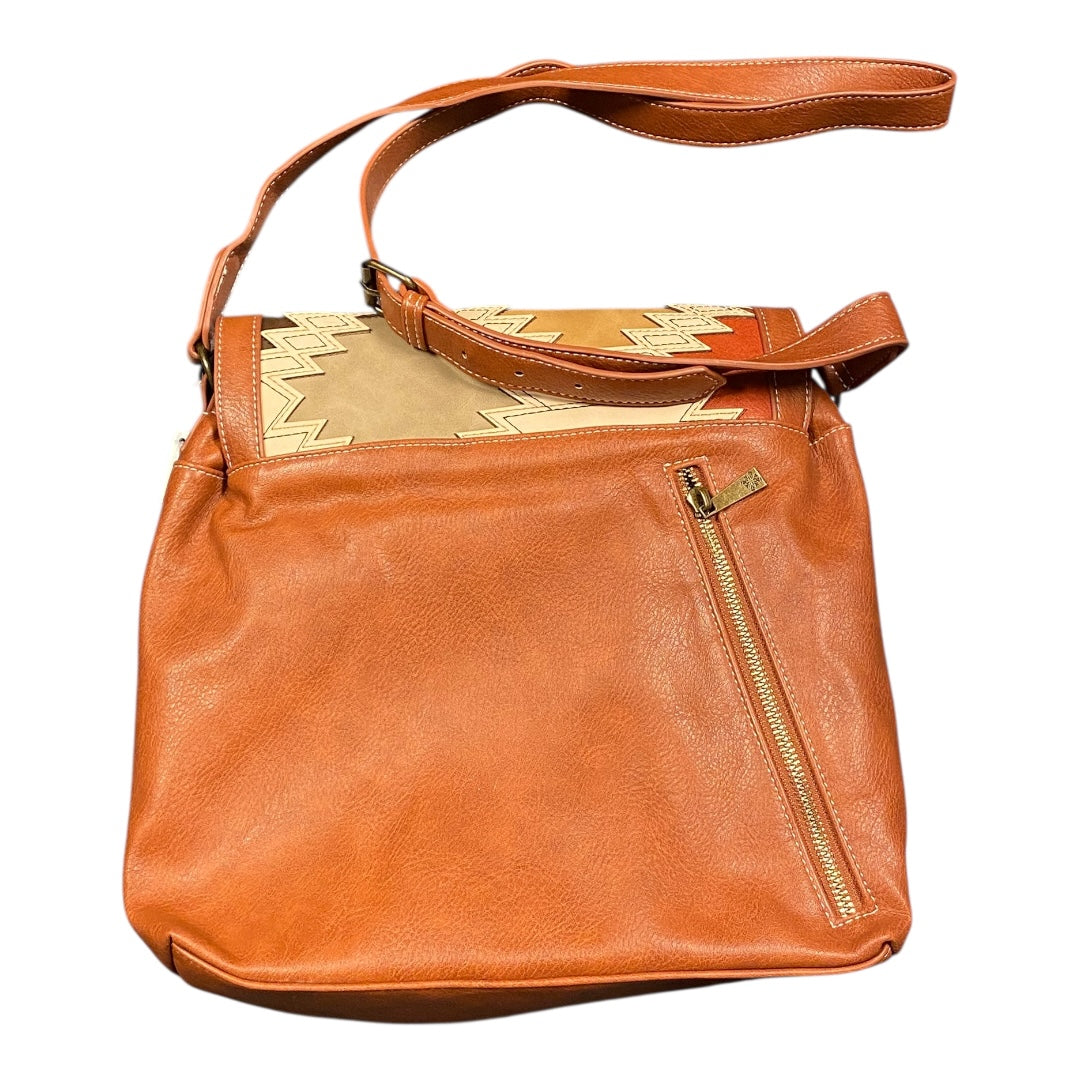 Handbag By Cmc In Brown, Size:Large
